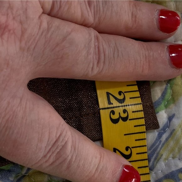 Coldwater Creek Women Jacket Brown Metallic Button Up Jacket Size 10 - Picture 12 of 13